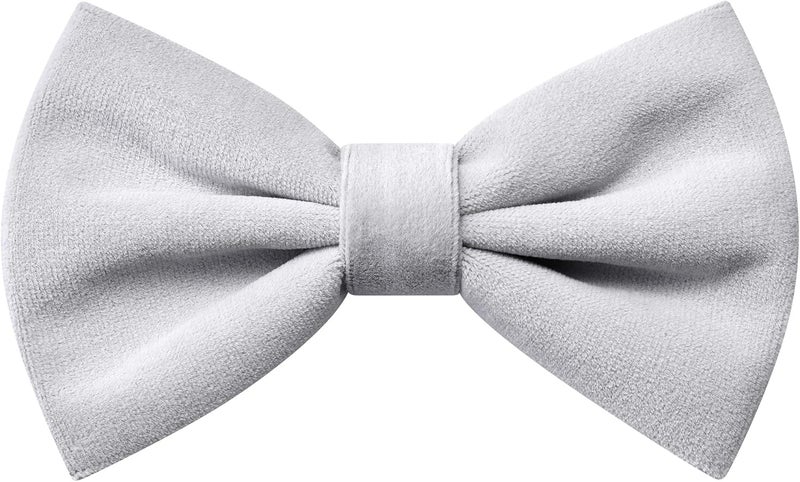 Branduce Velvet Bow Ties for Men Adjustable Pre-tie Bowtie Tuxedo Bowties for Wedding - Image 1